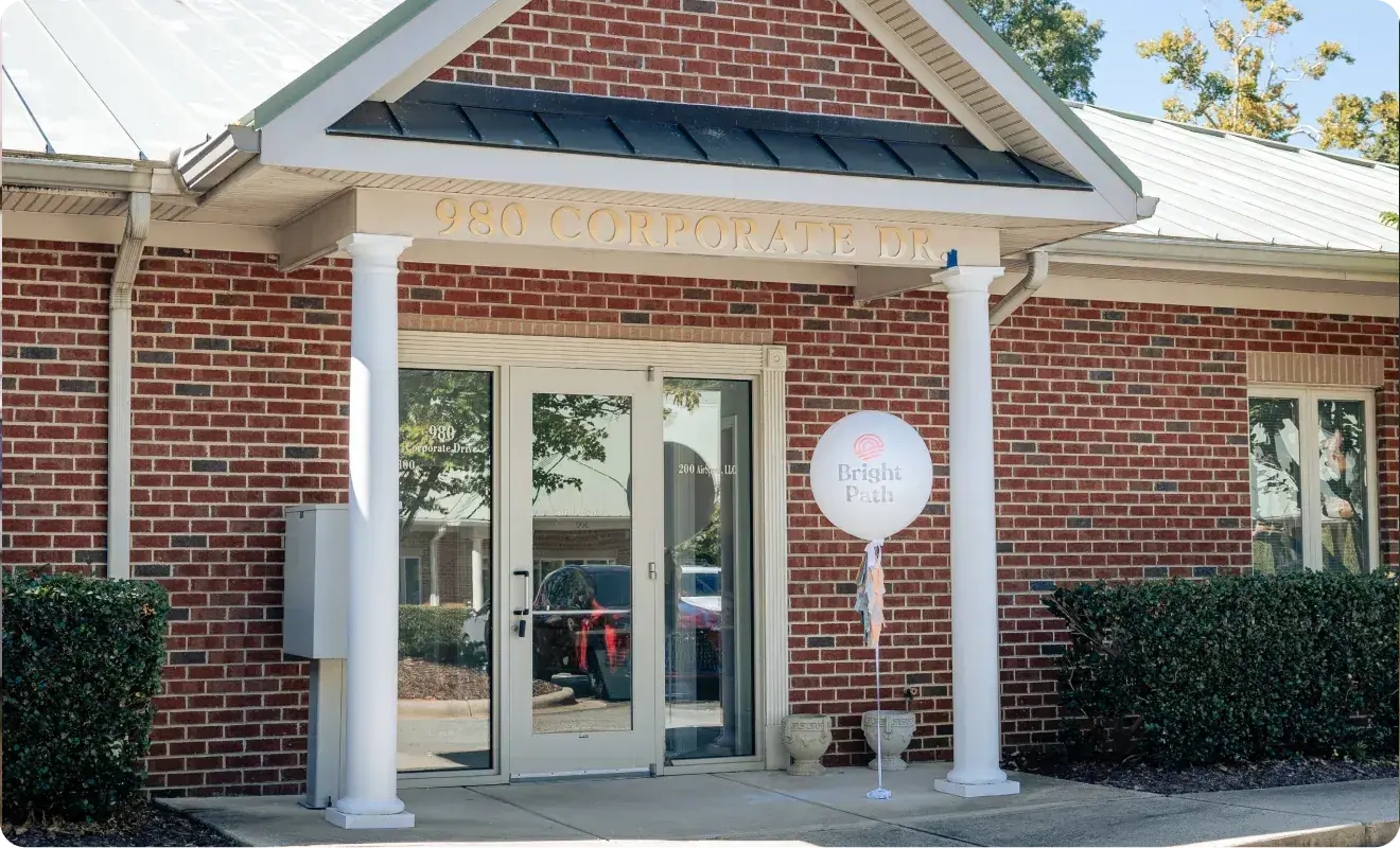 Exterior of Bright Path's Hillsborough location at 980 Corporate Dr
